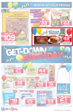 Pick n Pay : Birthday Deals (30 Jul - 05 Aug 2018), page 4