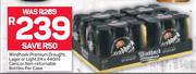 Windhoek Premium Draught, Lager Or Light Cans Or Non Returnable Bottles 24X440ml-Per Case