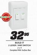 Build It 2 Lever 1 Way Switch-2x4