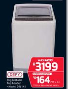 Defy 8Kg Metallic Top Loader DTL145