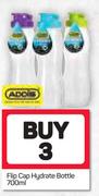 Addis Flip Cap Hydrate Bottle-3 x 700ml