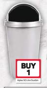 Alplas 50Ltr Dustbin-For 1