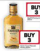 Harrier Finest Matured Whisky-3 x 200ml