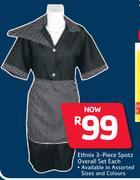 Ethnic 3-Piece Spotz Overall Set-Each