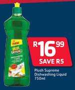 Plush Supreme Dishwashing Liquid-750ml