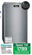 Hisense 100Ltr Silwer Kroeg Yskas H130RME