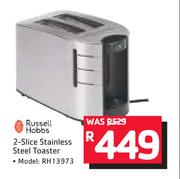 Russell Hobbs 2-Slice Stainless Steel Toaster RH13973