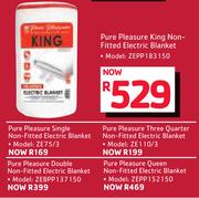 Pure Pleasure Queen Non-Fitted Electric Blanket ZE110/3