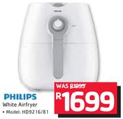 Philips White Airfryer HD9216/81