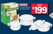 3-Piece Round Casserole Set