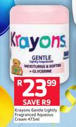 Krayons Gentle Lightly Fragrance Aqueous Cream-475ml