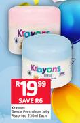 Krayons Gentle Petroleum Jelly Assorted-250ml Each
