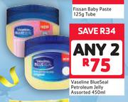 Vaseline Blue Seal Petroleum Jelly Assorted-2 x 450ml