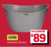 Addis 28Ltr Oval Basin
