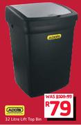 Addis 32Ltr Lift Top Bin