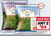 Nature's Garden Garden Peas, Sweetcorn Or Cut Green Beans-2 x 1Kg 
