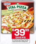 Dr.Oetker Ital Pizza Familia Assorted-424-529g Each