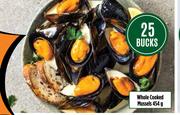 Whole Cooked Mussels-454g