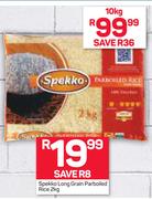 Spekko Long Grain Parboiled Rice-2Kg