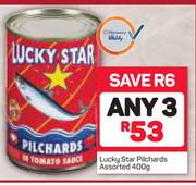 Lucky Star Pilchards-3X400g