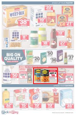 Pick n Pay Western Cape  : Unbeatable Savings (28 Jan - 03 Feb 2019), page 4