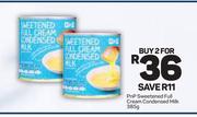 PnP Sweetened Full Cream Condensed Milk-2 x 385g