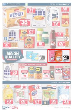 Pick n Pay KZN : Unbeatable Savings (21 Jan - 27 Jan 2019), page 4