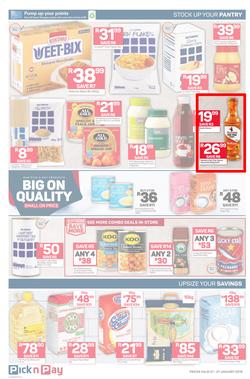 Pick n Pay KZN : Unbeatable Savings (21 Jan - 27 Jan 2019), page 4