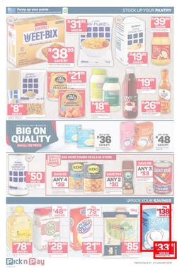 Pick n Pay KZN : Unbeatable Savings (21 Jan - 27 Jan 2019), page 4