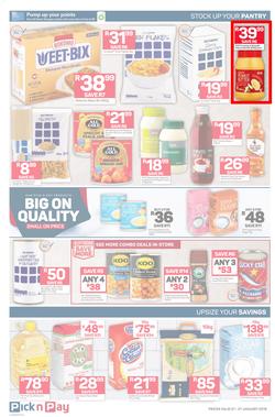Pick n Pay KZN : Unbeatable Savings (21 Jan - 27 Jan 2019), page 4