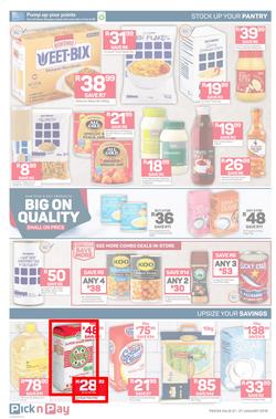 Pick n Pay KZN : Unbeatable Savings (21 Jan - 27 Jan 2019), page 4