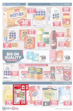 Pick n Pay KZN : Unbeatable Savings (21 Jan - 27 Jan 2019), page 4