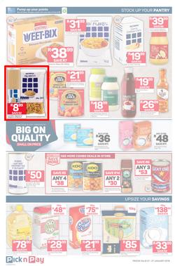 Pick n Pay KZN : Unbeatable Savings (21 Jan - 27 Jan 2019), page 4