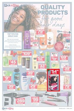 Pick n Pay  Gauteng, Free State, North West, Mpumalanga, Limpopo and Northern Cape : : Easter Massive Savings (01 Apr - 07 Apr 2019), page 4