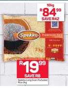 Spekko Long Grain Parboiled Rice-10Kg