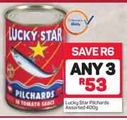 Lucky Star Pilchards-3x400g
