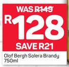 Olof Bergh Solera Brandy-750ml