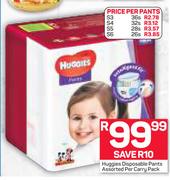 Huggies Disposable Pants-Per Carry Pack