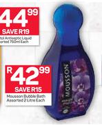 Mousson Bubble Bath-2Ltr Each