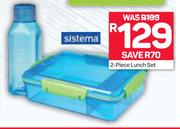 Sistema 2 Piece Lunch Set