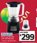 Philips Black Jug Blender With Mill Blender HR2056/90