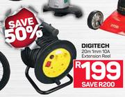 Digitech 20m 1mm 10A Extension Reel