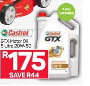 Castrol GTX Motor Oil 20W-50-5Ltr