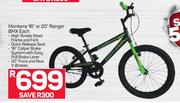Monterra 16" Or 20" Ranger BMX-Each