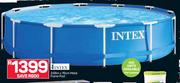 Intex 366m x 76cm Metal Frame Pool