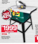 Ryobi 1500W Handline Table Saw 254mm HBT-254L