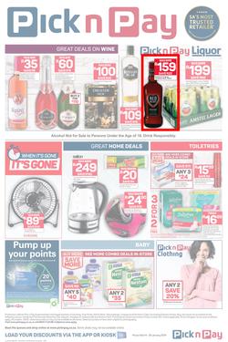 Pick n Pay  Gauteng, Free State, North West, Mpumalanga, Limpopo and Northern Cape : Unbeatable Savings  (14 Jan - 20 Jan 2019), page 4