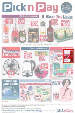 Pick n Pay  Gauteng, Free State, North West, Mpumalanga, Limpopo and Northern Cape : Unbeatable Savings  (14 Jan - 20 Jan 2019), page 4