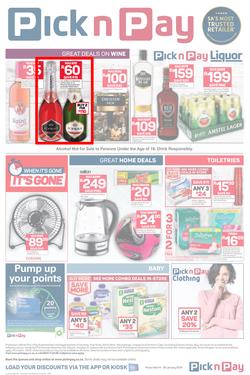 Pick n Pay  Gauteng, Free State, North West, Mpumalanga, Limpopo and Northern Cape : Unbeatable Savings  (14 Jan - 20 Jan 2019), page 4