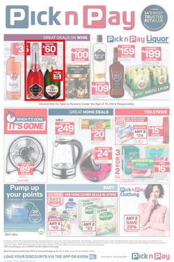 Pick n Pay  Gauteng, Free State, North West, Mpumalanga, Limpopo and Northern Cape : Unbeatable Savings  (14 Jan - 20 Jan 2019), page 4